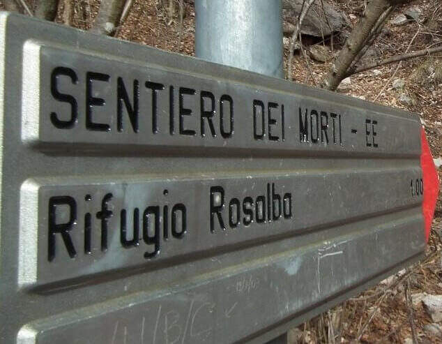 Sentiero Attrezzato dei Morti – Rifugio Rosalba