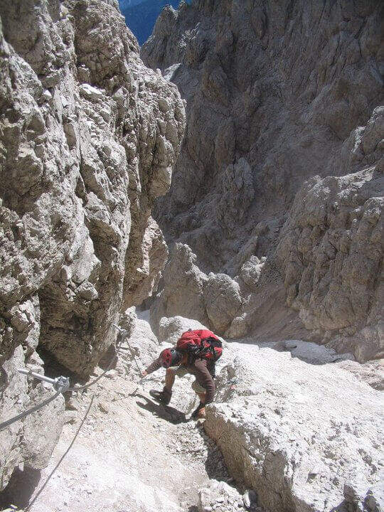 Sentiero Attrezzato degli Alpini a Forcella Jau Tana - foto 21