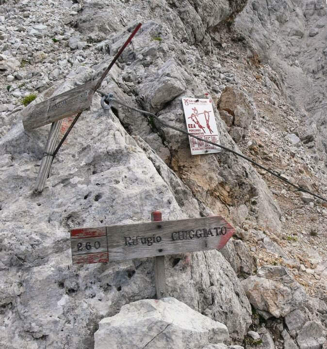 Sentiero Attrezzato degli Alpini a Forcella Jau Tana - foto 15