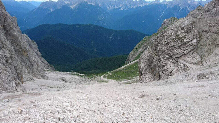 Sentiero Attrezzato degli Alpini a Forcella Jau Tana - foto 22