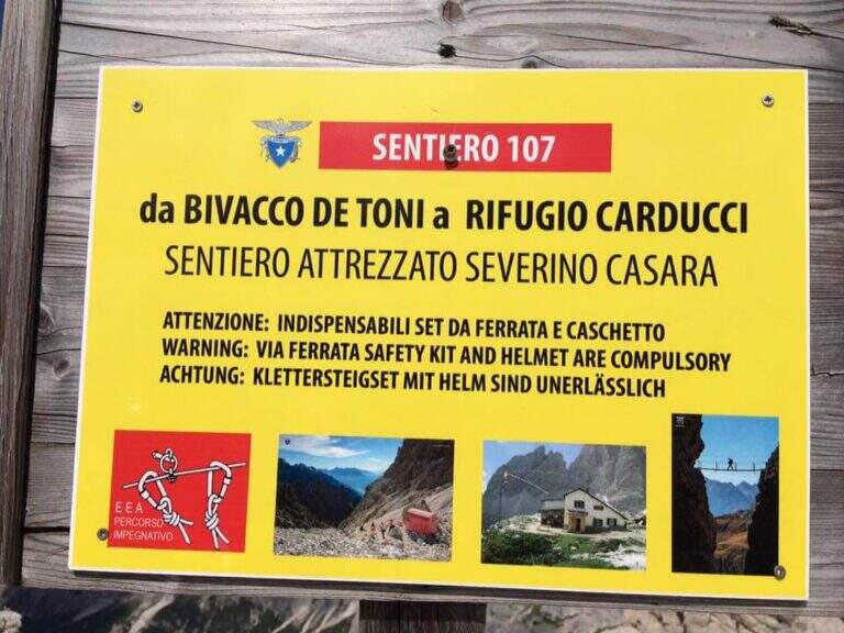 Ferrata Severino Casara (Croda dei Toni)
