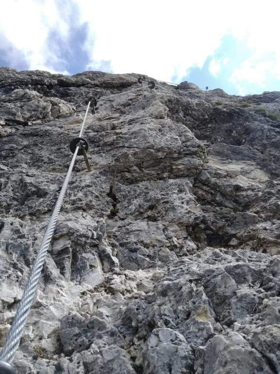 Ferrata Fusetti al Sass de Stria - foto 49