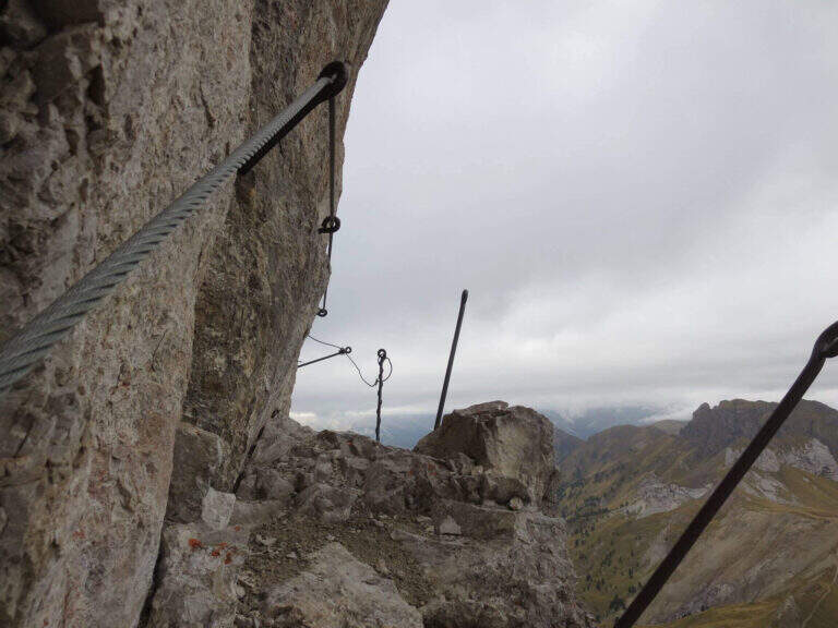 Ferrata Kaiserjager al Col Ombert - foto 24