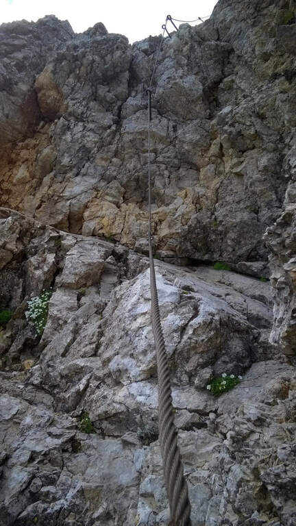 Ferrata Kaiserjager al Col Ombert - foto 26